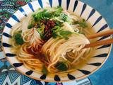 麻辣鸡蛋面