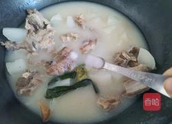 白萝卜排骨汤的做法图解5