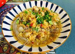 金针菇粉丝蒸扇贝