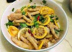 柠檬泡鸡爪