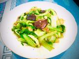 香菇炒油菜的做法[图]