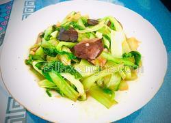 香菇炒油菜