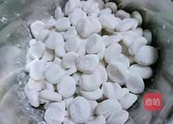 肉丝菜板圆子的做法图解4