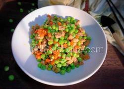 豌豆米炒肉丁