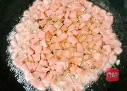 娃娃菜火腿蛋炒饭的做法图解9