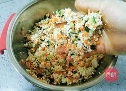 黑麦豆腐菜团子的做法图解3