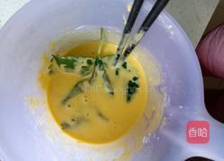 初夏灵魂菜 鲜霍香煎蛋饼 的做法图解5
