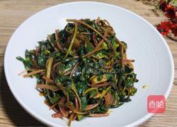 肥肉炒马齿苋的做法图解9