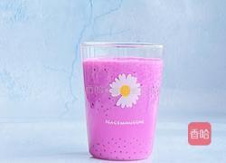 火龙果西米奶昔的做法图解8