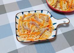 胡萝卜肉丝拌面