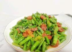 腊肠炒豆角