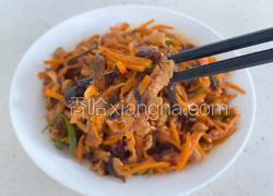 快乐做饭!鱼香肉丝!
