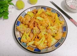 菜花炒肉