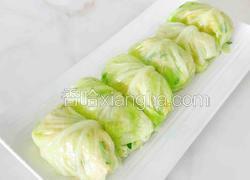 低脂低卡～包菜鸡丝卷