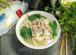 西洋菜肉丝面-神奇的面粉