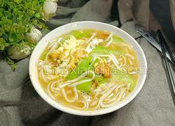 丝瓜鸡蛋汤面