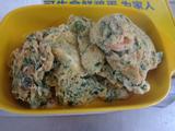 农场鸡蛋荠菜虾仁饼的做法[图]