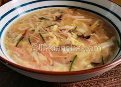 醋椒玉子豆腐鸡蛋汤