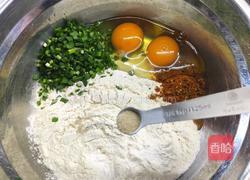 鸡蛋葱油饼的做法图解2