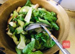 香菇炒油菜的做法图解6