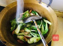 香菇炒油菜的做法图解7