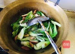 香菇炒油菜的做法图解8