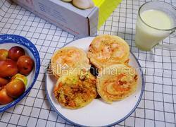 虾仁蔬菜鸡蛋饼