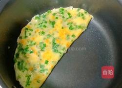 韭菜胡萝卜鸡蛋饼的做法图解12
