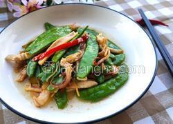 荷兰豆炒鱿鱼