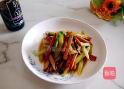 西芹炒香干的做法图解8
