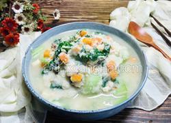 小白菜炖豆渣