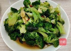 清炒西兰花的做法图解4