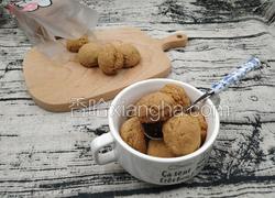 软脆的花生酱全麦消化饼