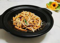 绿豆芽炒香干