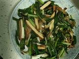 大蒜干丝炒肉丝