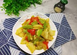 莴笋炒肉皮