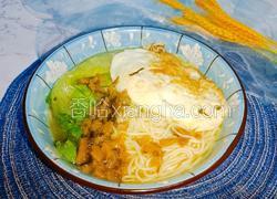 外婆菜鸡蛋汤面