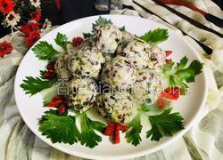 黑米豆腐丸
