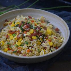 培根蛋炒饭的做法[图]