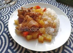 鸡腿咖喱饭