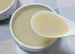绿豆雪梨米糊