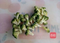 西蓝花蛋炒饭的做法图解3