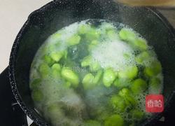 蚕豆炒虾仁的做法图解3
