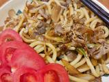 羊肉炒乌冬面
