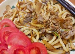 羊肉炒乌冬面