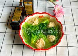 菠菜猪肉丸子汤
