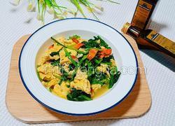 菠菜炒鸡蛋