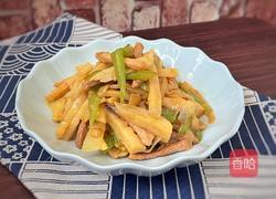 【春季养生菜】春笋白灼肉丝的做法图解9