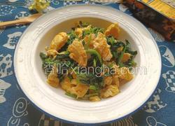 橄榄油菠菜炒鸡蛋