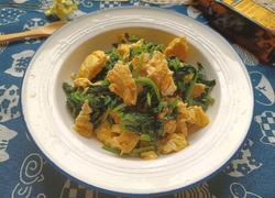 橄榄油菠菜炒鸡蛋
